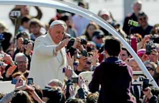 Papst Franziskus Generalaudienz